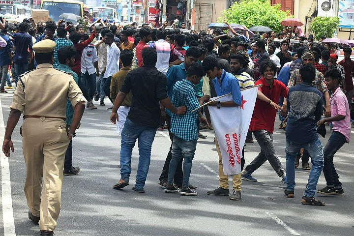Police said that the students had not taken permission for the celebration. (Photo: The News Minute)