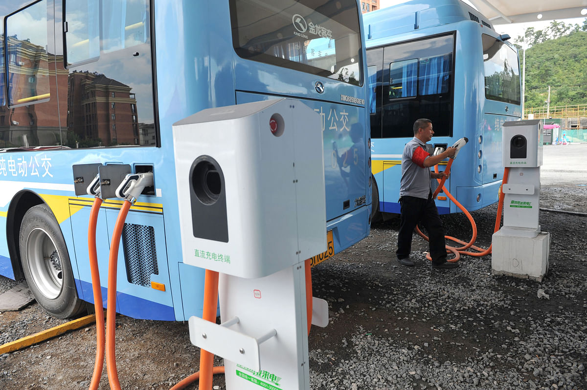 

Five Chinese companies were caught collecting millions of dollars in subsidies for electric buses they never made.