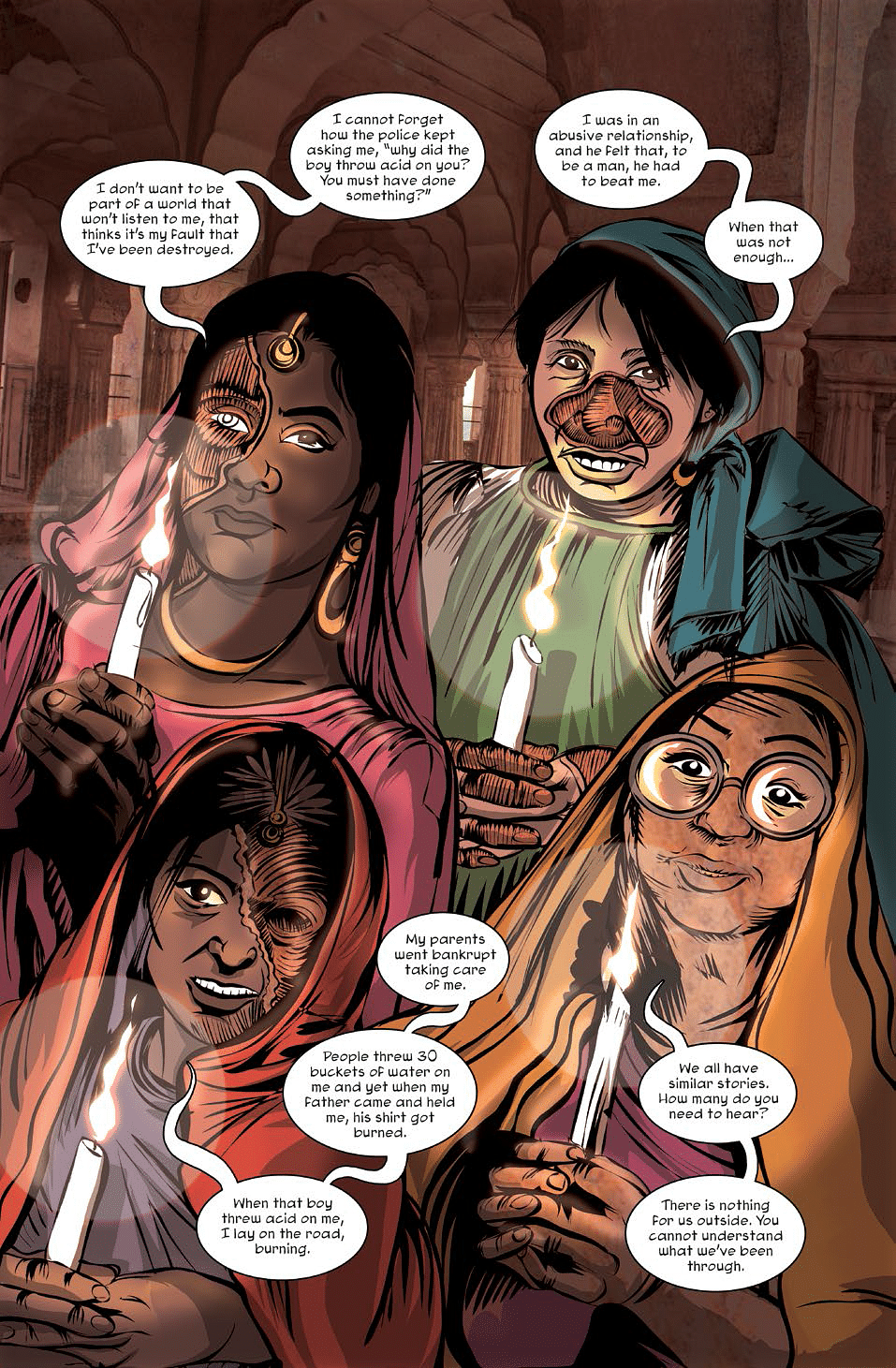 She is back to free acid attack survivors from fear in her new comic ‘Priya’s Mirror.’