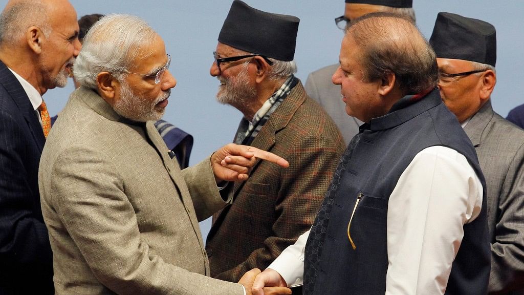 Prime Minister Narendra Modi pictured with Pakistan Prime Minister Nawaz Sharif.(Photo: Reuters)