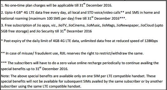 The company has released the list of its 4G prepaid and postpaid plans. 