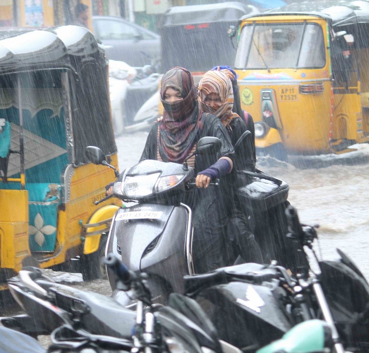 

With the MET office forecasting more rains over  next two days, a high alert was sounded in the city.