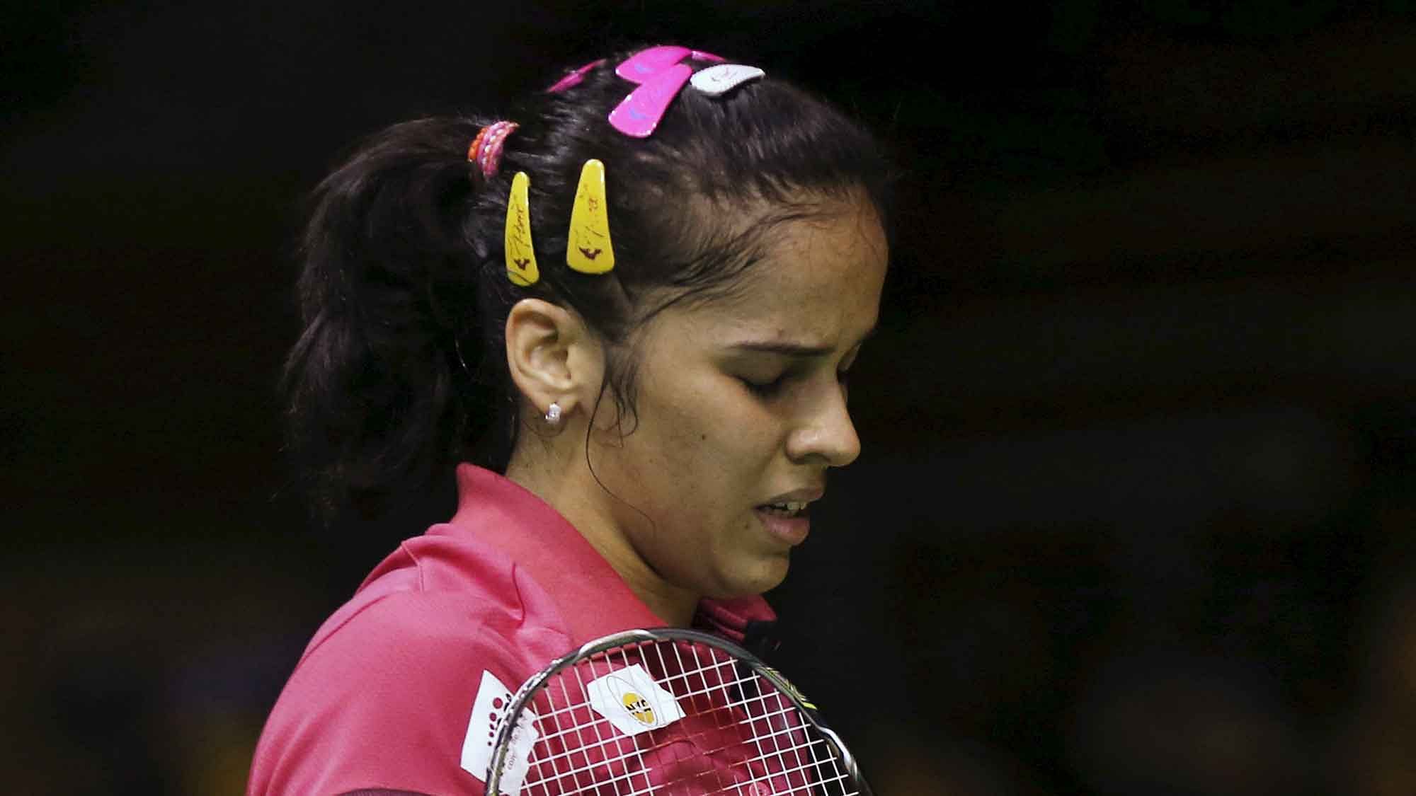 Saina Nehwal was eliminated in the preliminary rounds due to an injury she was carrying.