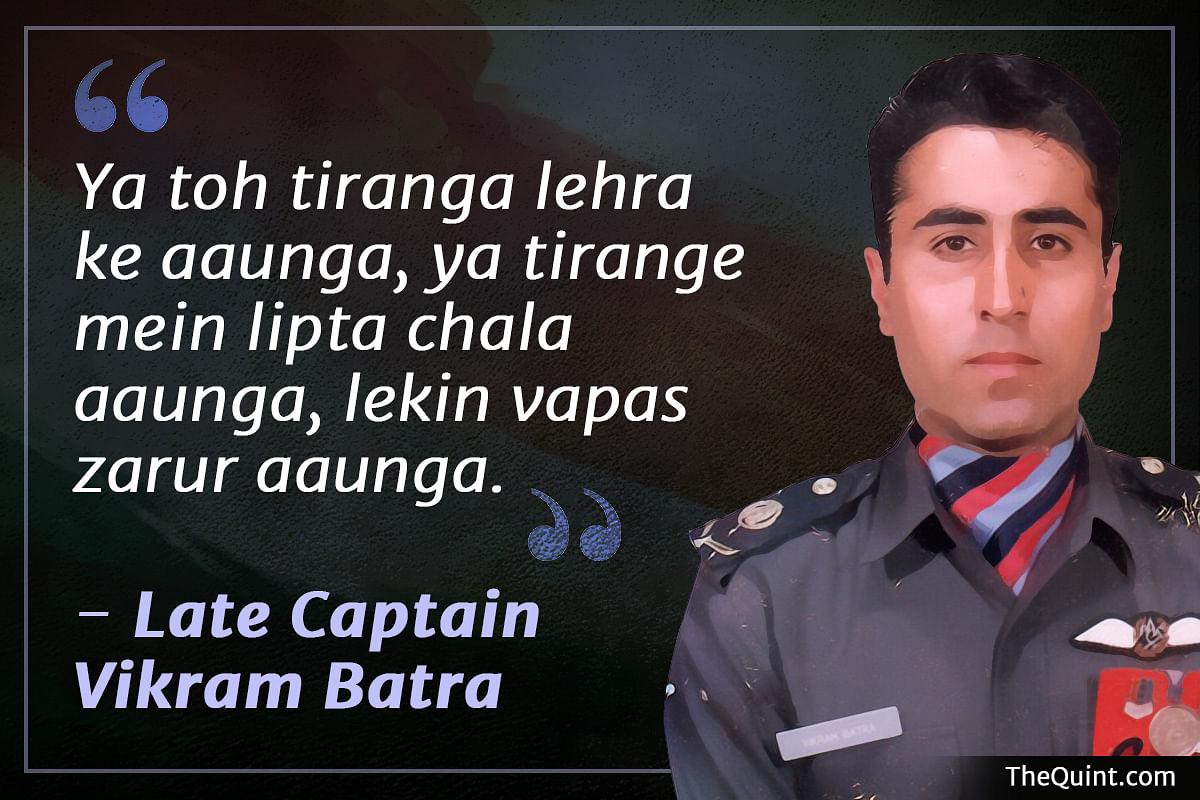 Now retired Captain Naveen Nagappa remembers Late Captain Vikram Batra’s final moments during the Kargil War.