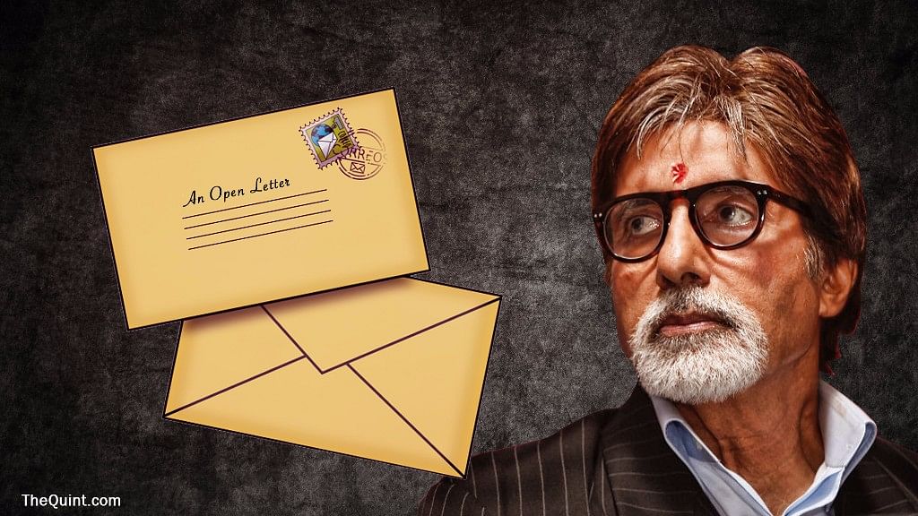 Amitabh Bachchan’s public letter garnered quite a few responses. (Photo: Liju Joseph/<b>The Quint</b>)