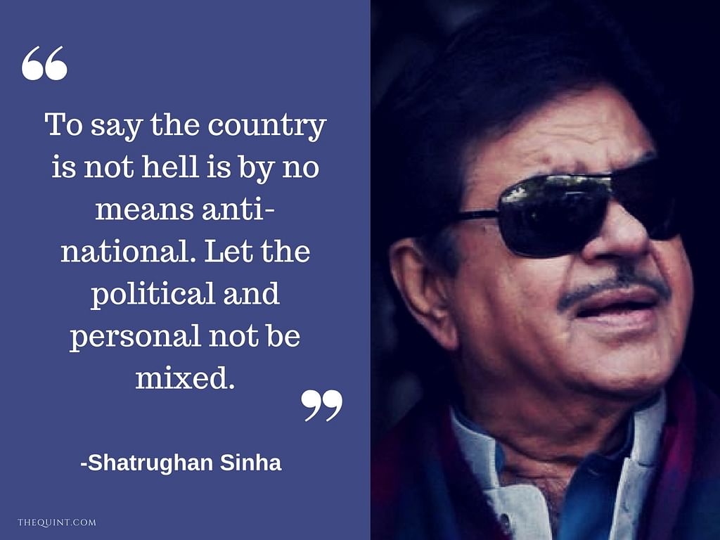 In conversation with Subhash K Jha, Shatrughan Sinha talks about his proximity to Pakistan and his daughter’s films.