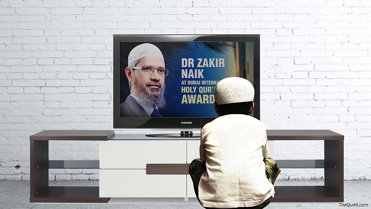 Naik’s Peace TV, which airs the televangelist’s controversial speeches, has come under attack too. (Photo: Lijumol Joseph/ <b>The Quint</b>) 