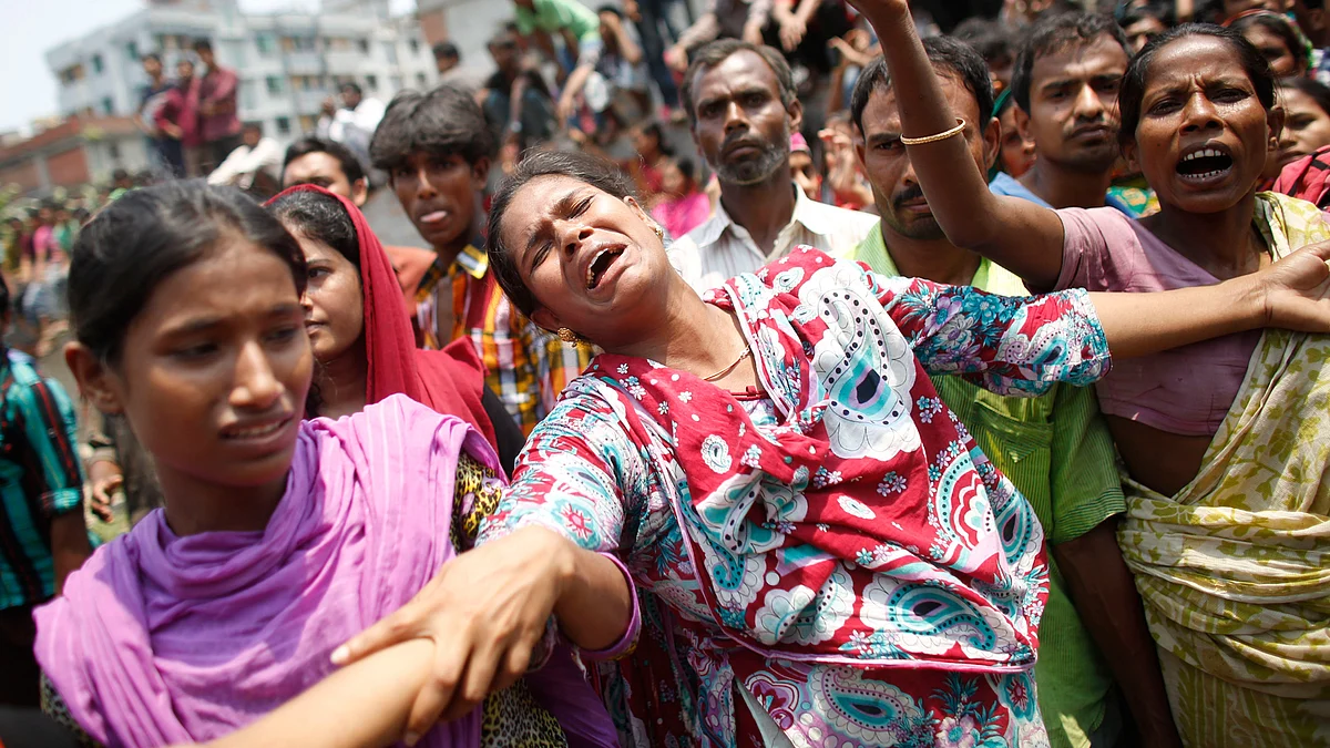Rana Plaza complex in Bangladesh that collapsed more than three years ago, killing 1,136 garment workers. (Photo: Reuters)
