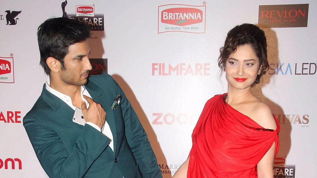 Ankita Lokhande with ex beau Sushant Singh Rajput. (Photo: Yogen Shah)