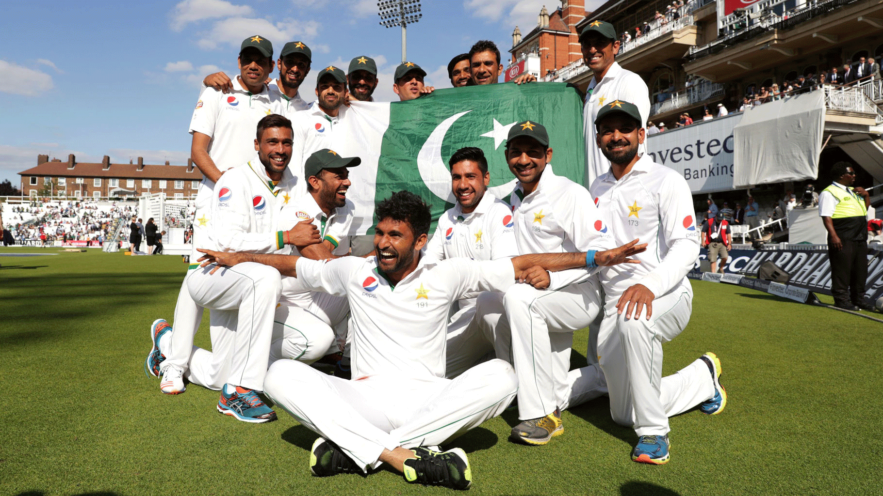 A file photo of the Pakistan Test team.