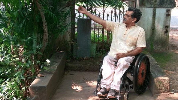 

Salil Chaturvedi in his Goa home. (Photo: ANI Screenshot)