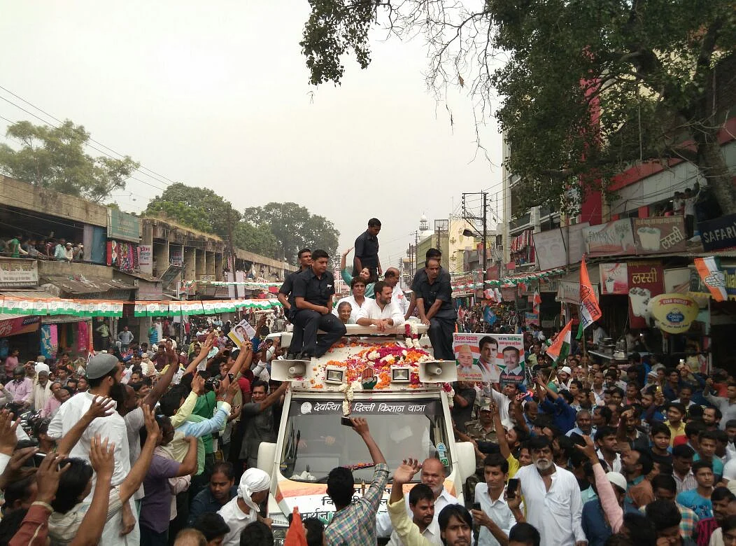 Congress Vice-President Rahul Gandhi in New Delhi on Thursday, 6 October 2016. (Photo Courtesy: Twitter/<a href="https://twitter.com/INCIndia/status/783923439237074944">@OfficeofRG</a>)