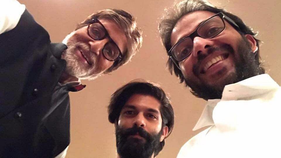 Amitabh Bachchan, Amit Thackeray and Ameya Khopkar. (Photo courtesy: Ameya Khopkar)