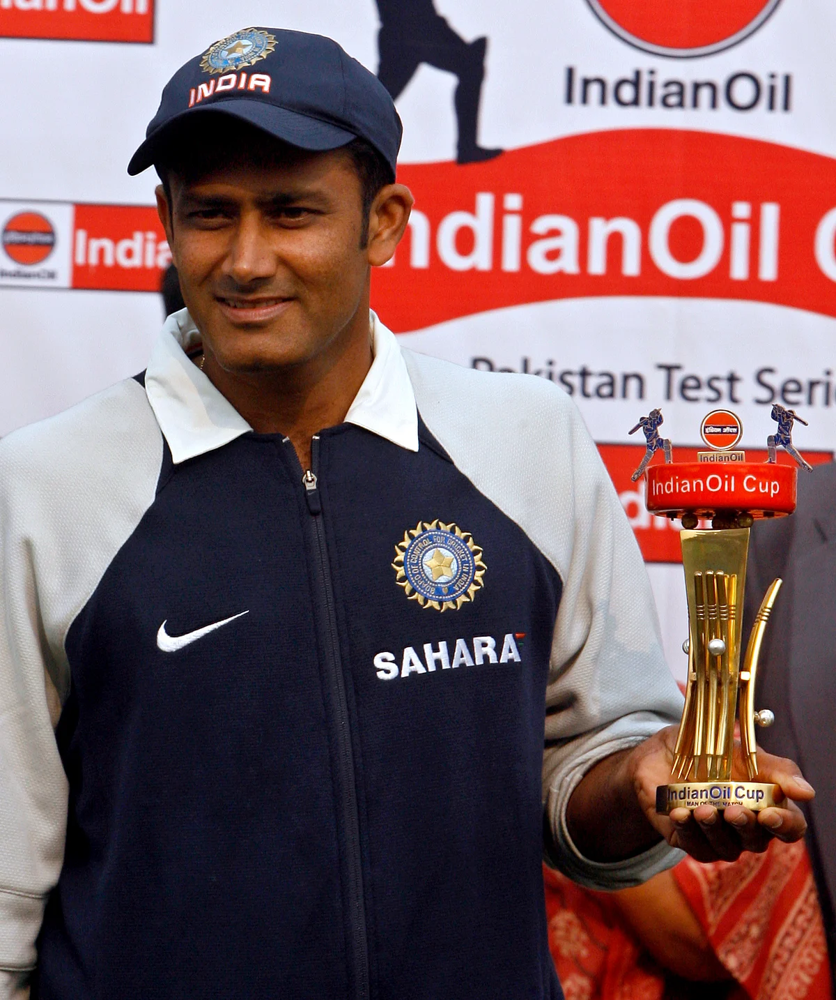 Anil Kumble led India to a victory against Pakistan in his debut as Test captain.