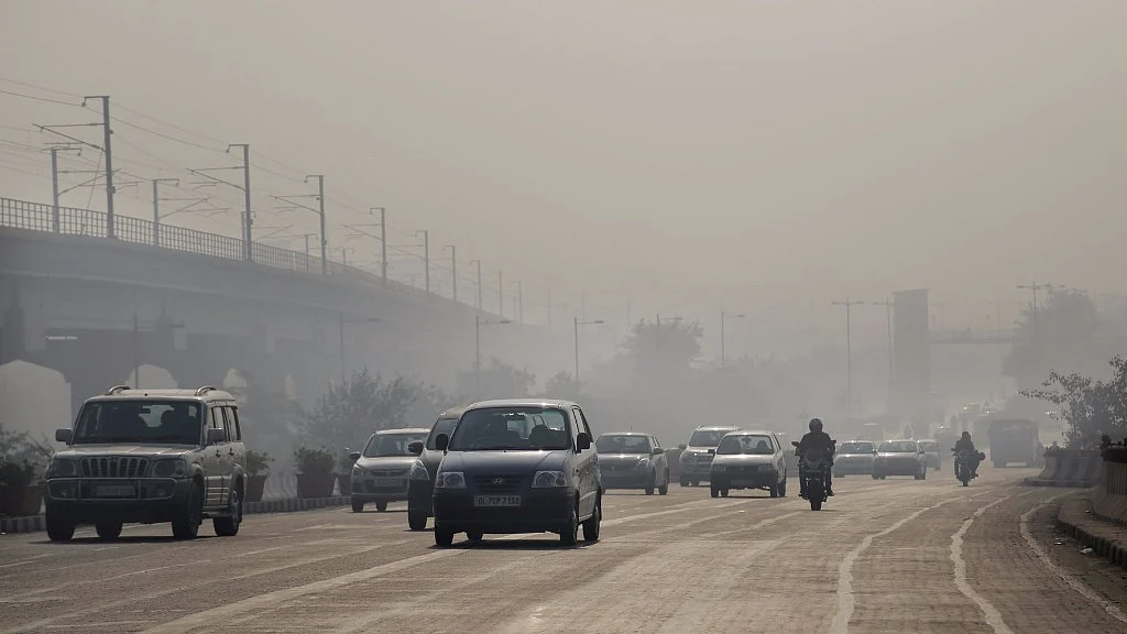 The deteriorating air quality in Delhi. 