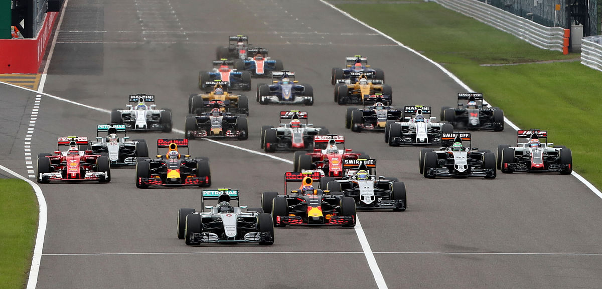 The result clinched the constructors’ championship for Mercedes for the third year running.