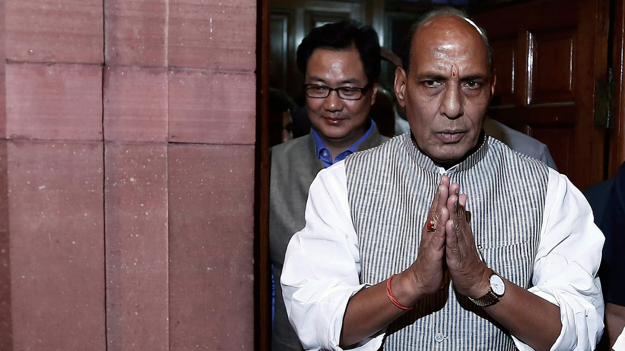 Home Minister Rajnath Singh was addressing an editors meet in Chandigarh. (Photo: Reuters)