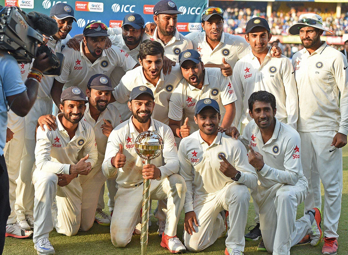 Under Virat Kohli, the Indian team won the Test series against New Zealand 3-0 this week. (Photo: PTI)