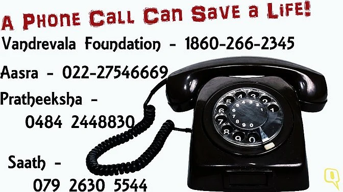 If you have a friend who is visibly anxious or depressed make them seek medical help. As a start, these helpline numbers will lend a ear to those in distress. (Photo: Nikita Mishra/<b>The Quint</b>)