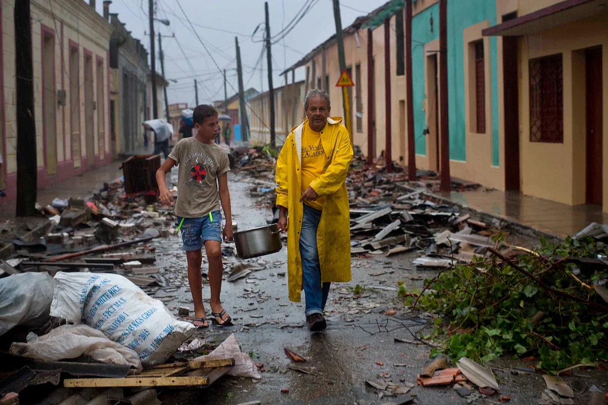 Historic town of Baracoa in Cuba destroyed by Hurricane Matthew. (Photo: AP)