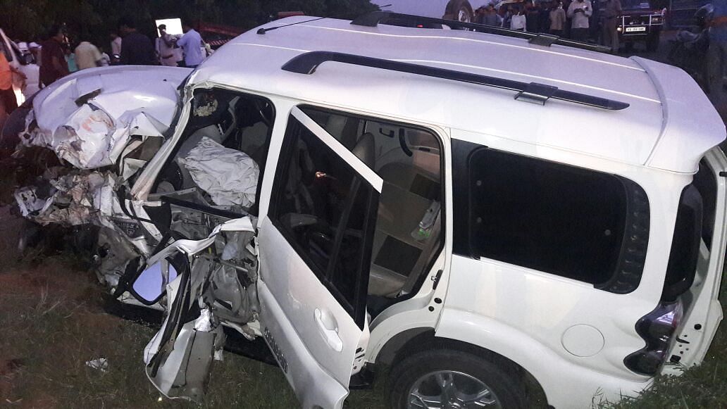  TMC MP Abhishek Banerjee’s car collided head-on with a truck on Durgapur Expressway in West Bengal.