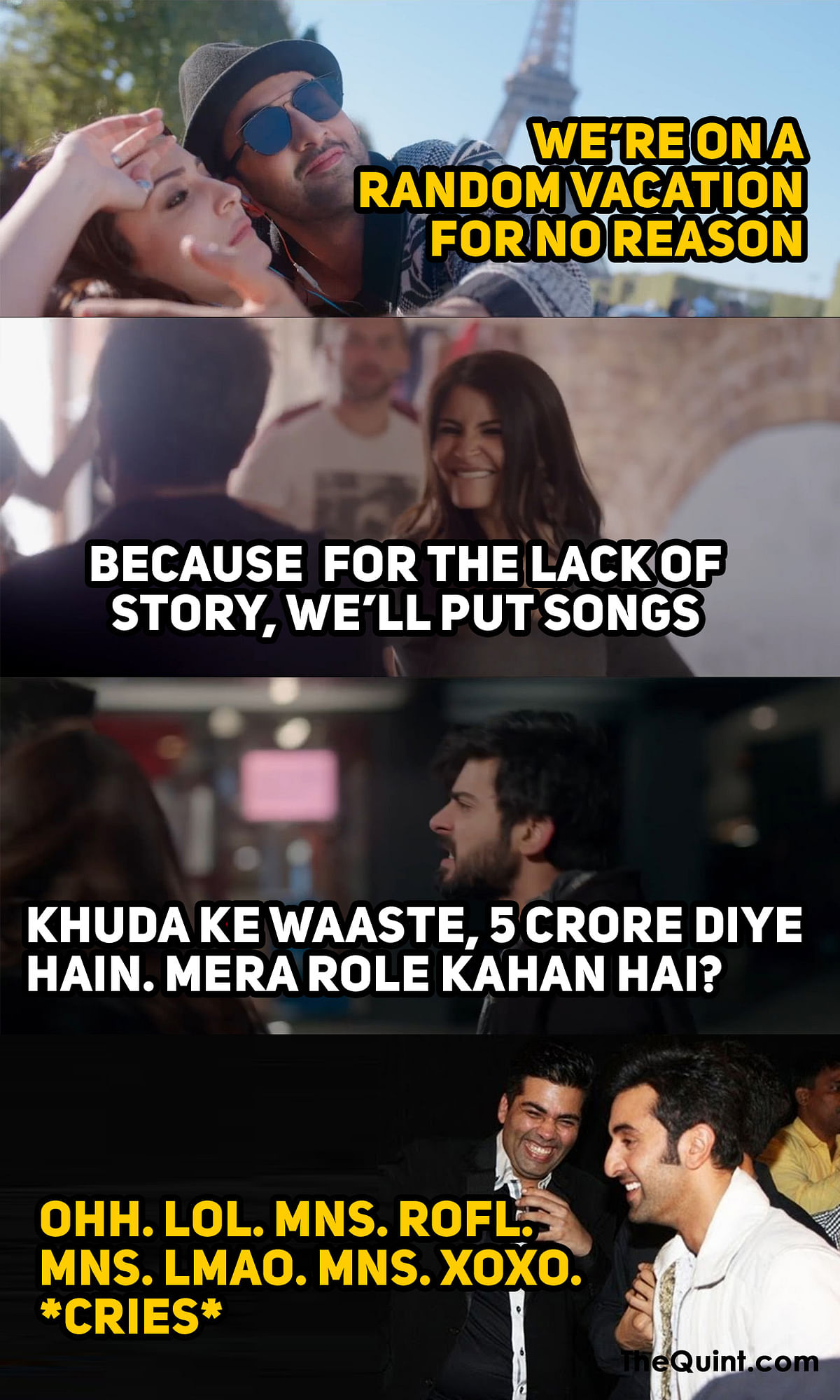 Here’s an honest review of Ae Dil Hai Mushkil, to tell you why it’s safer to stay  home this Diwali.