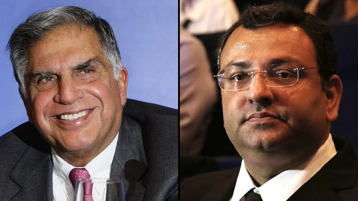 Ratan Tata and Cyrus Mistry. (Photo: <b>The Quint</b>)