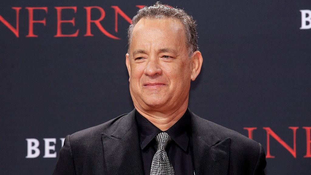 Actor Tom Hanks at the premiere of his upcoming movie <i>Inferno</i> in Berlin (Photo Courtesy: AP)