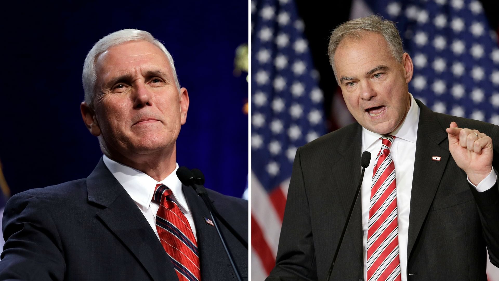 Mike Pence (left) and Tim Caine (right). (Photo: AP/ The Quint)