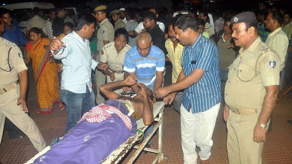 Many injured victims have been shifted to different hospitals in Bhubaneshwar. (Photo: PTI)