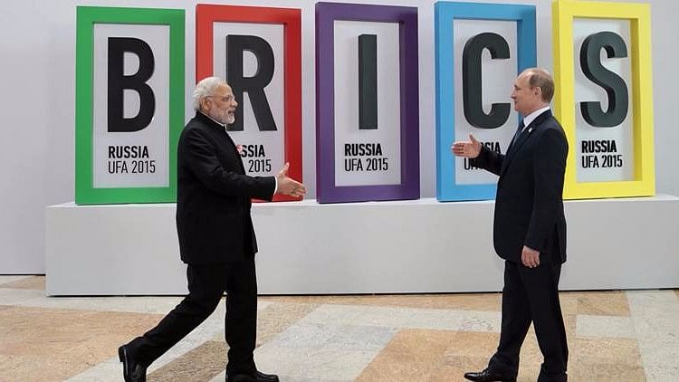 File Photo of PM Modi and Russian President Vladimir Putin.
