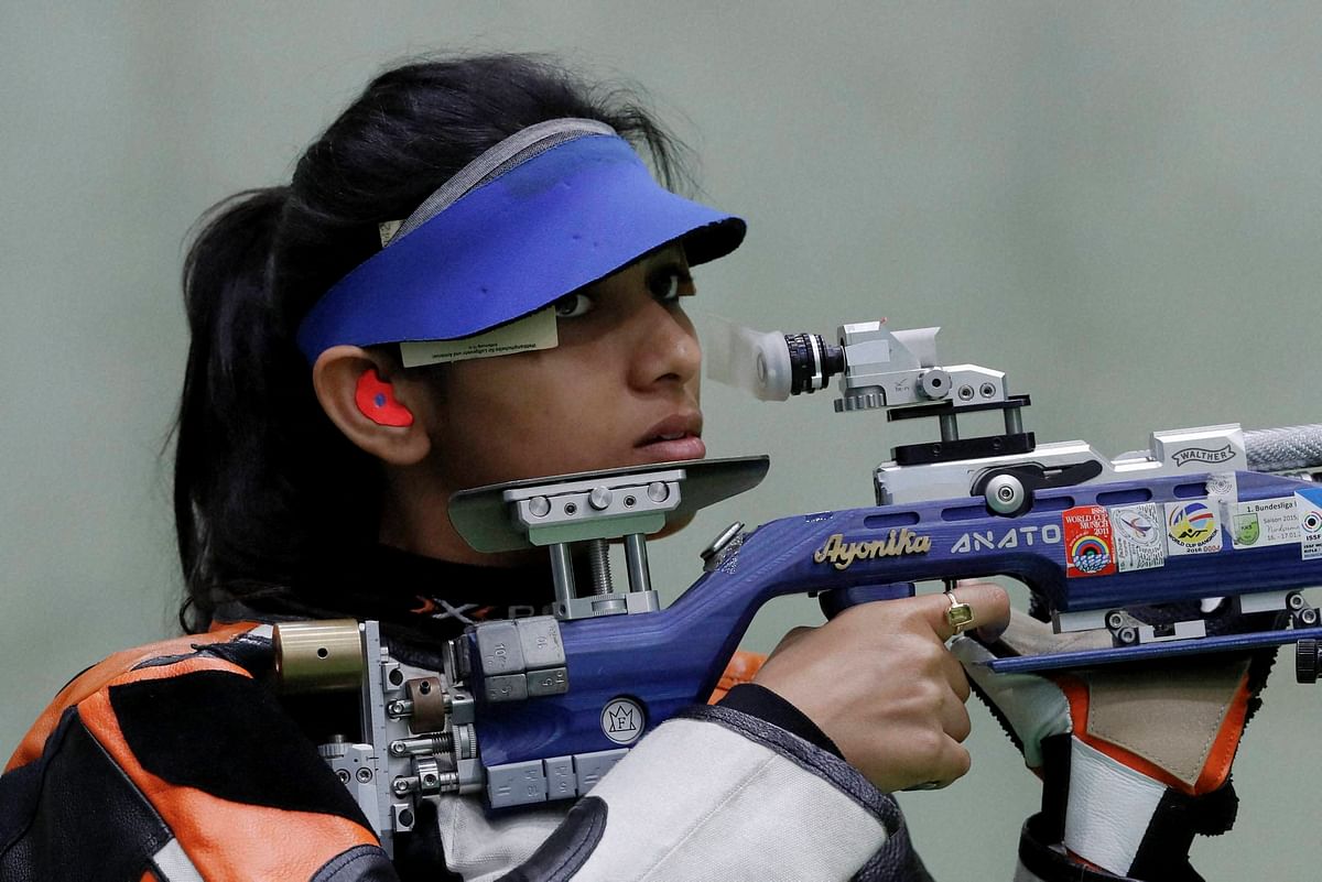 Abhinav Bindra finished fourth in his category, missing a medal in his farewell Games.