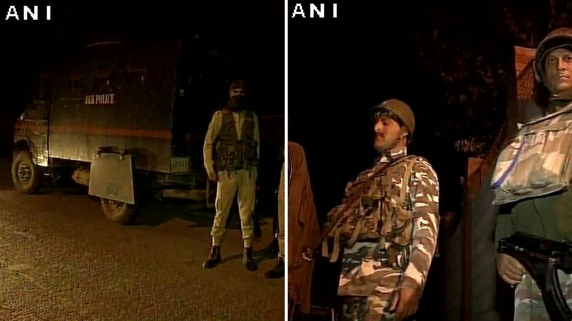The encounter came to an end after firing went on for 30 minutes. (Photo: ANI)