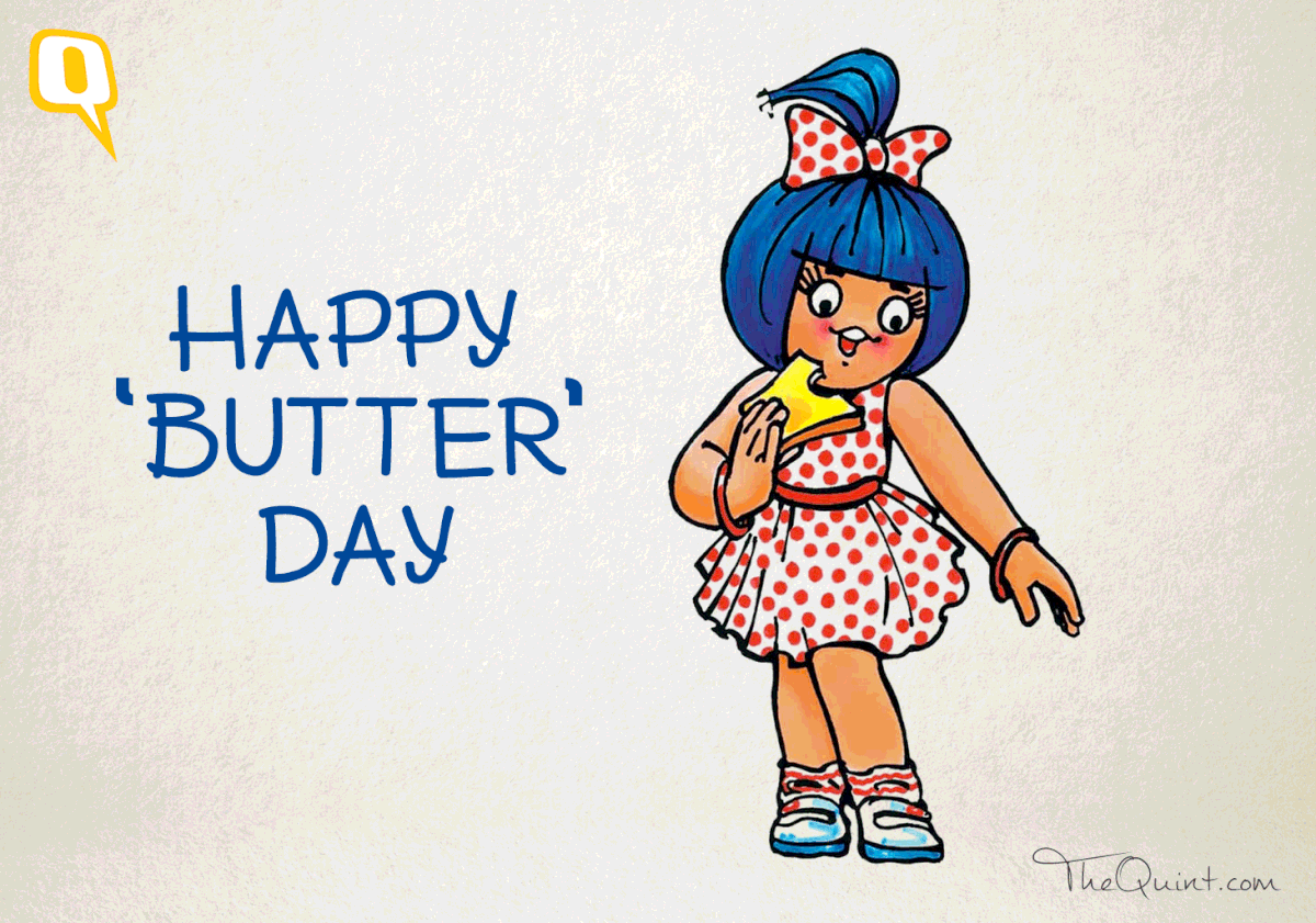 Amul girl, spread the light and keep going from good to ‘butter’!