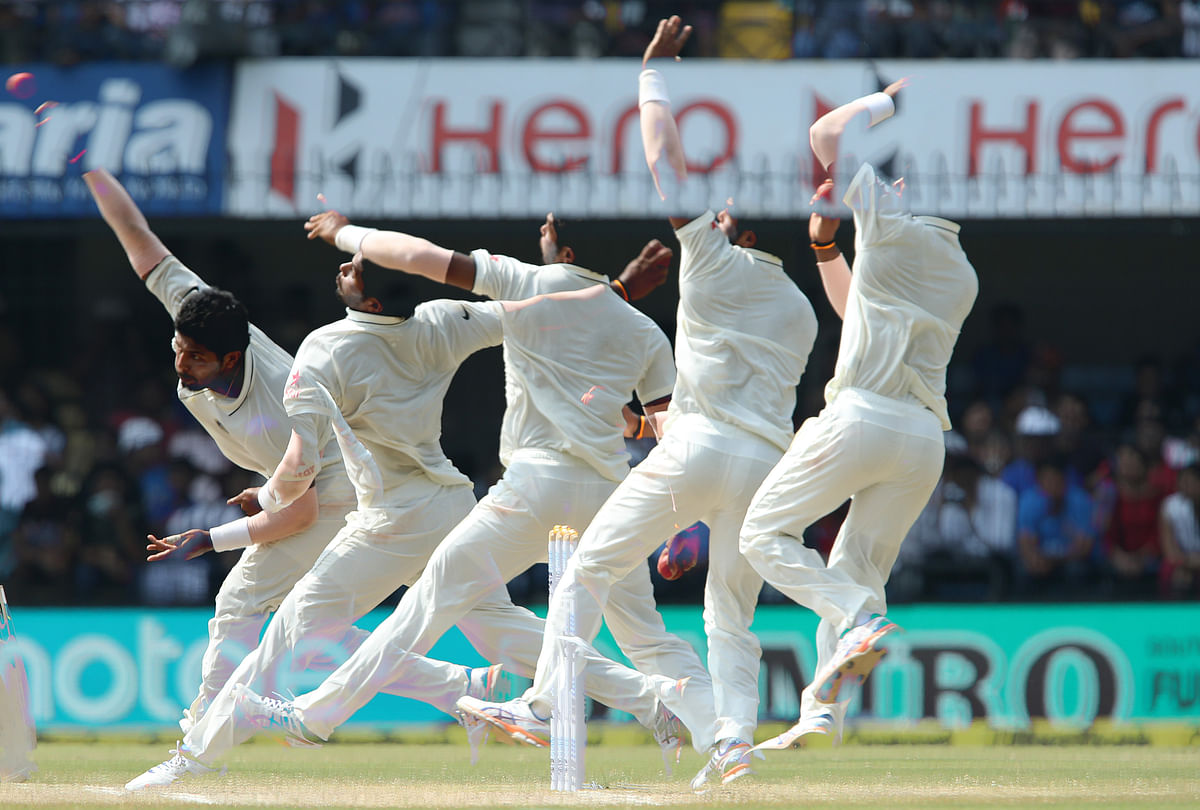 India ended the day with a 276-run lead.