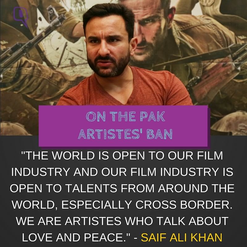 Salman Khan, Karan Johar and Pahlaj Nihalani have all spoken up about the Pakistani artistes’ ban. 