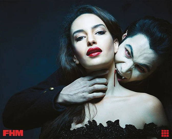 Emraan Hashmi as Aro with Elena Fernandes. (Photo courtesy: Twitter)