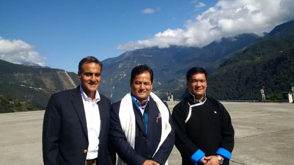 US envoy Richard Verma visited Tawang at the invitation of Arunachal Pradesh Chief Minister Pema Khandu on October 22. (Photo: <a href="https://twitter.com/USAmbIndia">@USAmbIndia</a>/ Twitter)