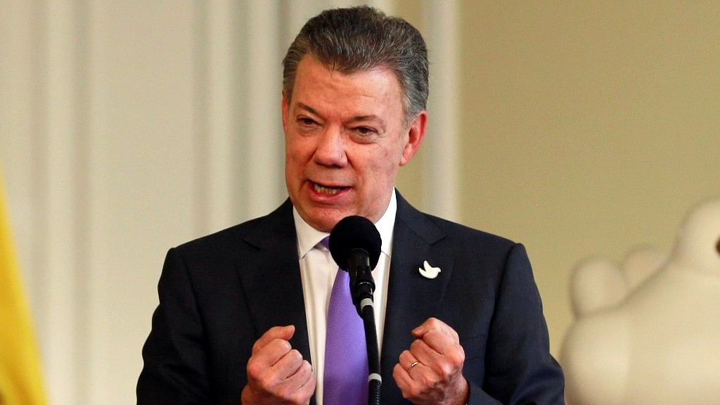Colombian President Juan Manuel Santos. (Photo: Reuters)