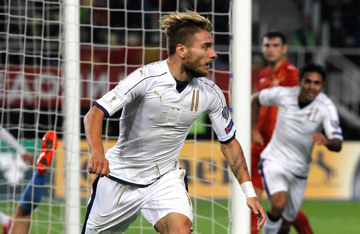 

Ciro Immobile scored two late goals, salvaging a 3-2 win against Macedonia on Sunday.