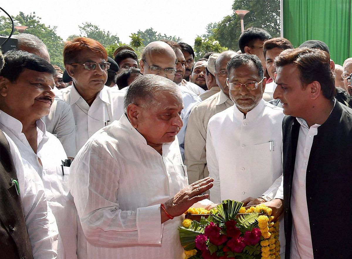 Mulayam will ultimately decide the fate of the party and who goes which way. 