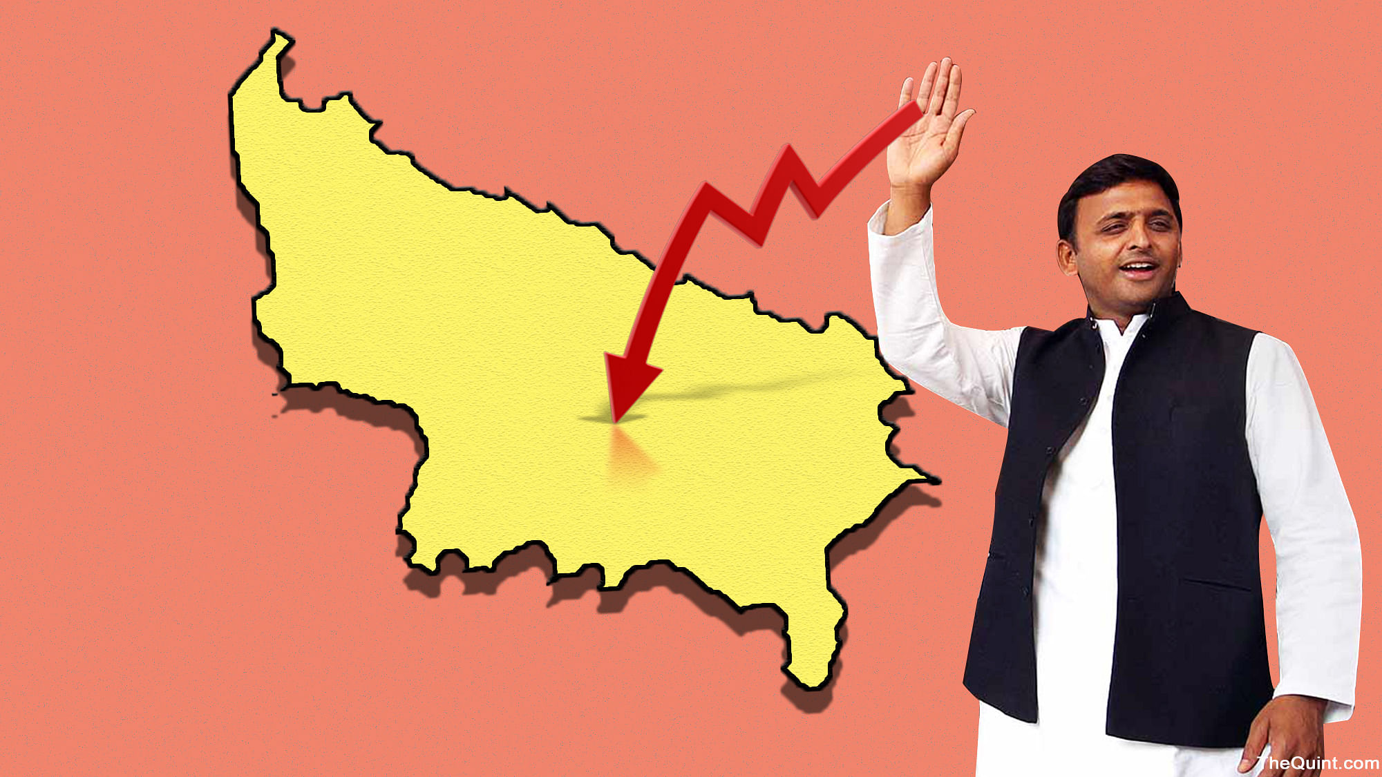 Is Akhilesh Yadav bringing tangible development to Uttar Pradesh? (Photo: <b>The Quint</b>)