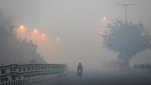 File photo of pollution in New Delhi, after Diwali. (AP Photo/Manish Swarup)