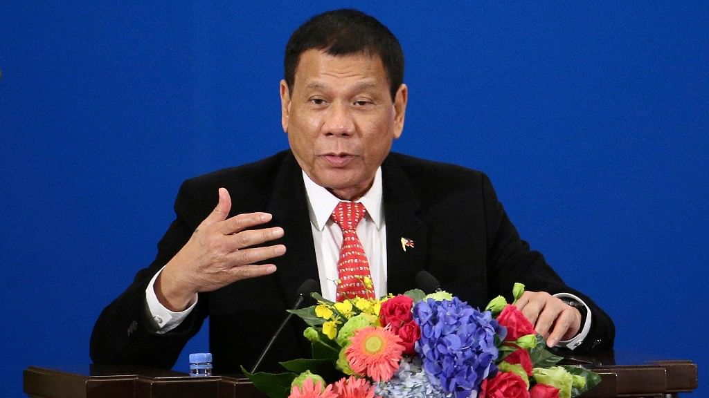 At an international forum, Duterte announced his ‘separation’ from US. (Photo: AP)
