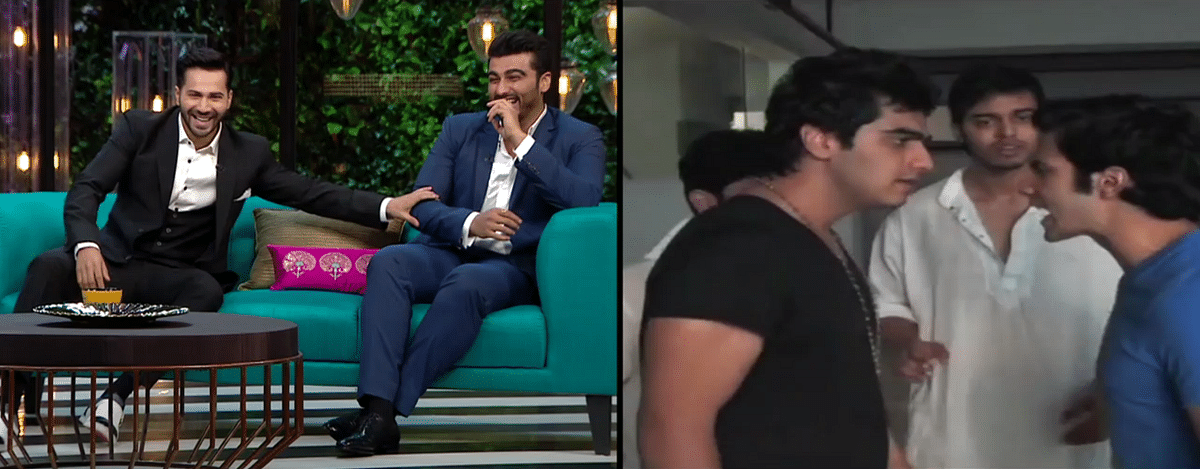Varun Dhawan and Arjun Kapoor have some serious bromance going on, on  ‘Koffee With Karan’. 
