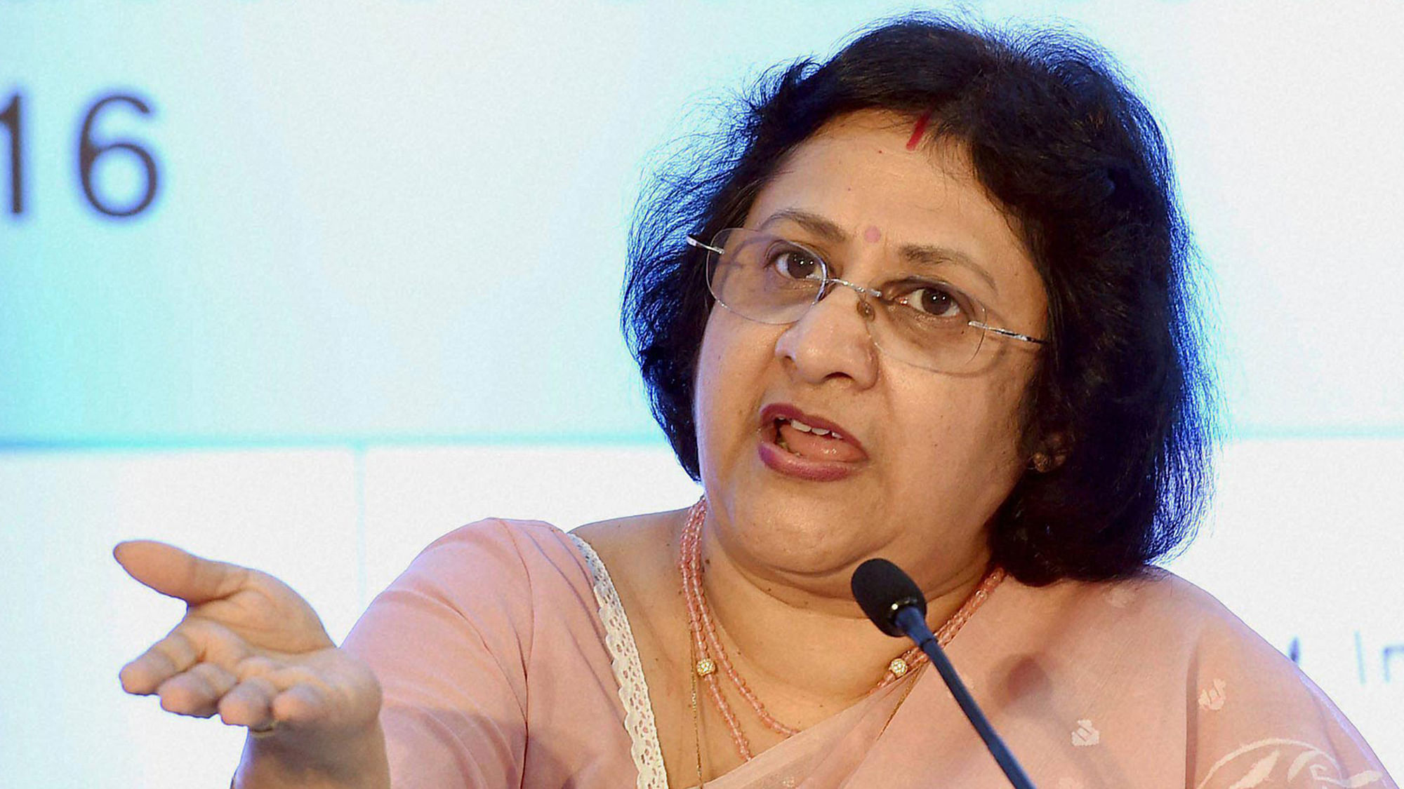 SBI Chairperson Arundhati Bhattacharya addressed a Press Conference in Mumbai on Thursday  (File Photo: PTI)