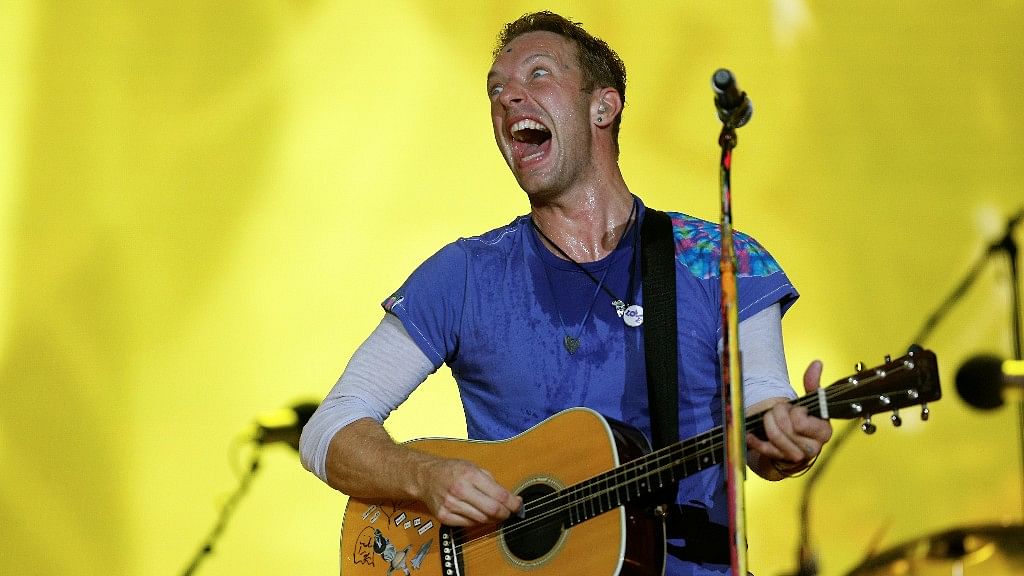 Coldplay band member Chris Martin at the World Global Citizen event in Mumbai on Sunday, 20 November 2016. (Photo: Reuters)
