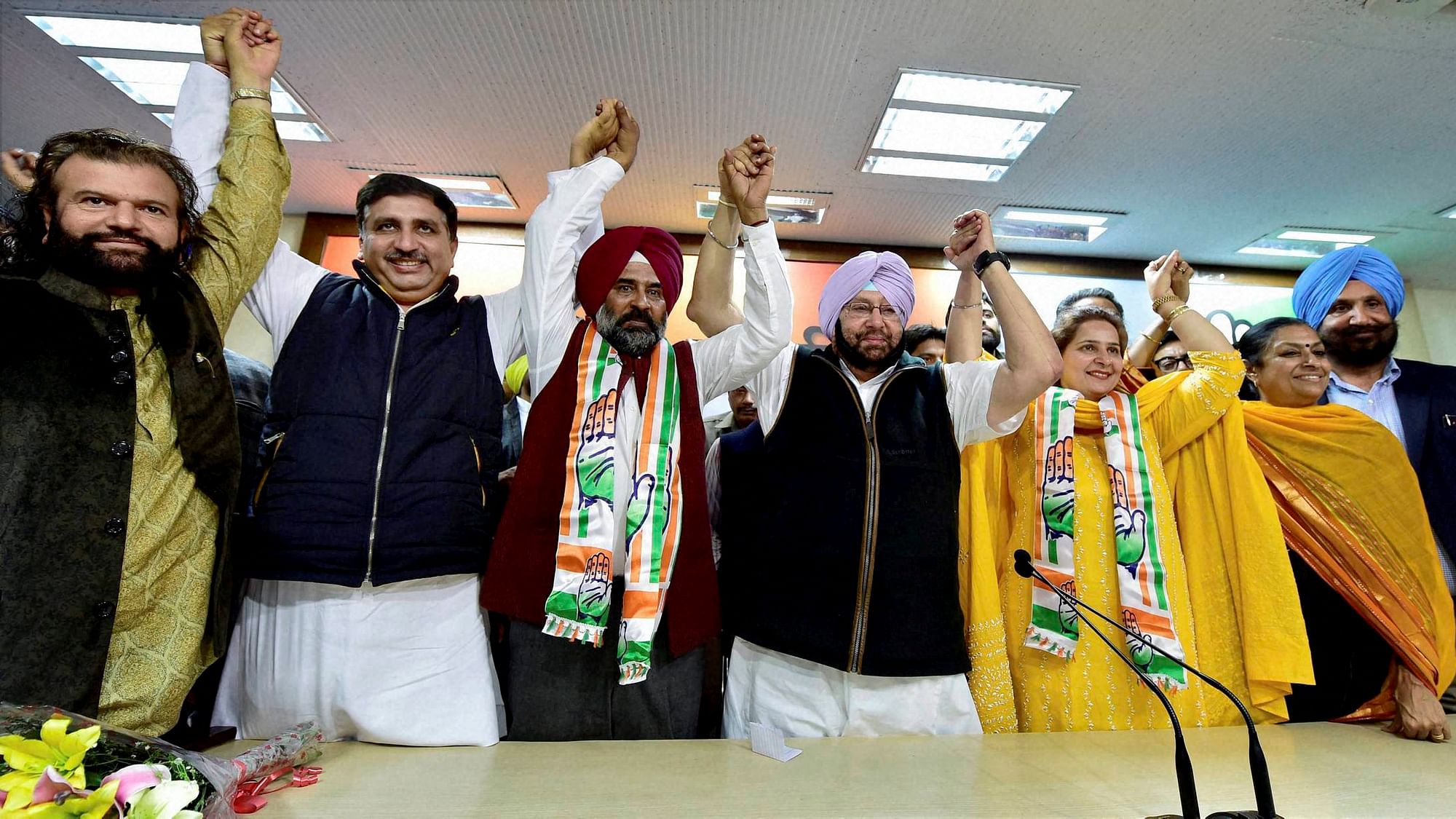 The announcement of Pargat and Kaur joining the party was made in the presence of senior Congress leaders. (Photo: PTI)