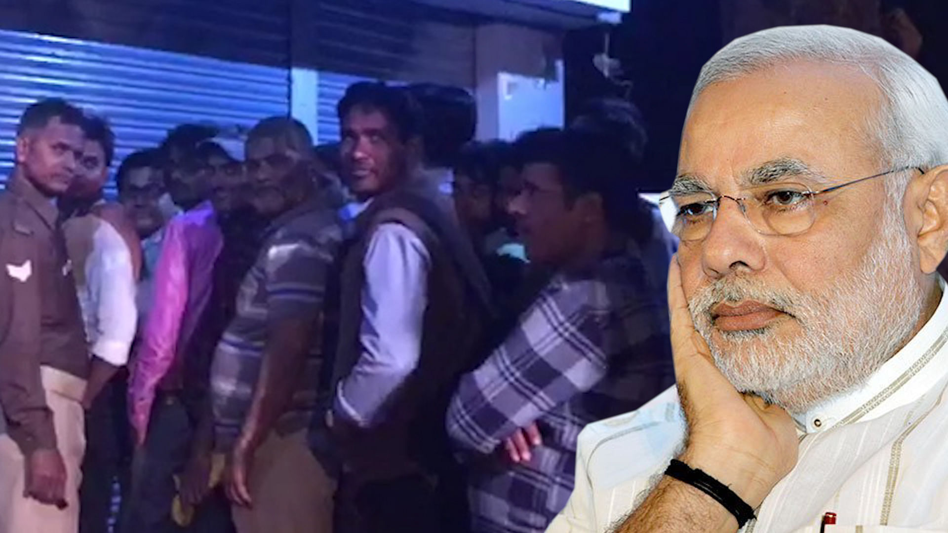 People express disappointment in Modi and his move to curb black money (Photo: The Quint)