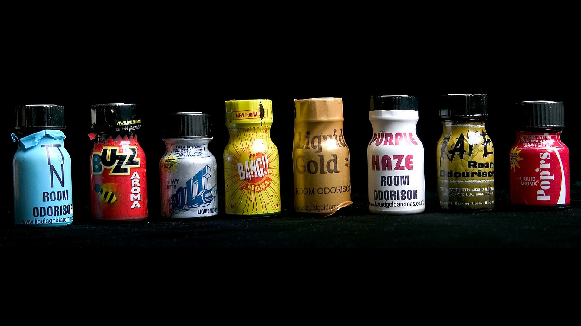 

A selection of poppers. (Photo: Wikimedia Commons)